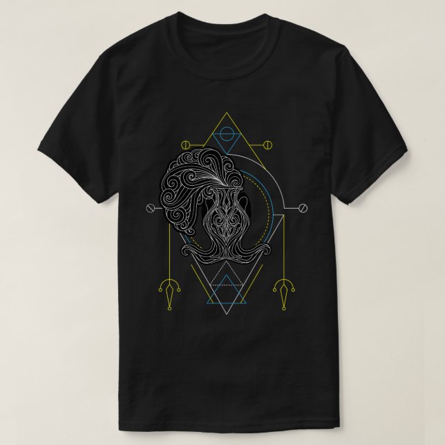 Zodiac Aquarius T-Shirt (Design vorne)