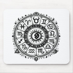 Zodiac Arcana — Die zwölf Zeichen von BurnsInHell Mousepad