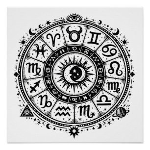 Zodiac Arcana — Die zwölf Zeichen von BurnsInHell Poster