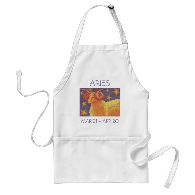 Zodiac Aries apron Schürze (Vorne)
