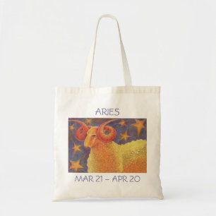 Zodiac Aries bag text Tragetasche