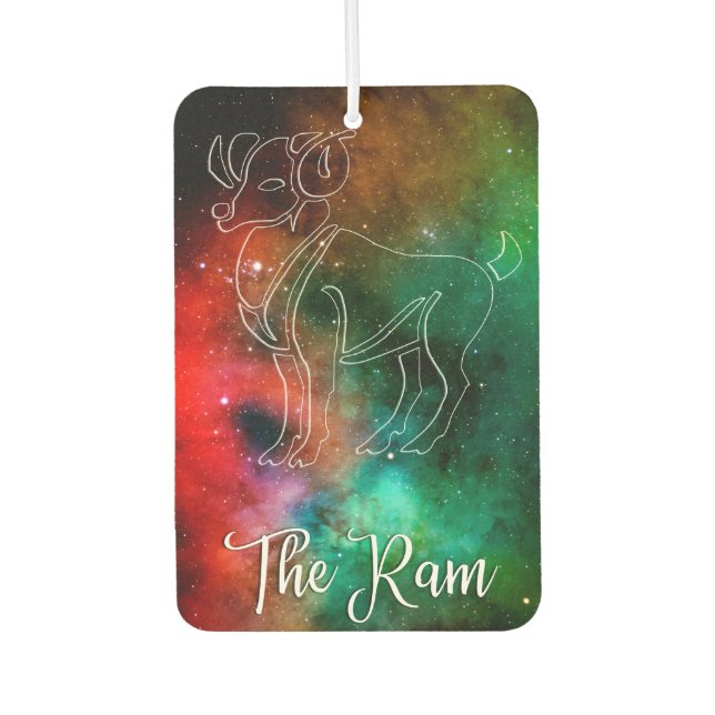 Zodiac : Aries 'The Ram' Autolufterfrischer (Vorderseite)
