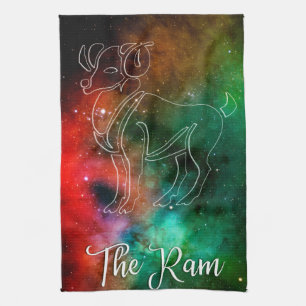 Zodiac : Aries 'The Ram' Geschirrtuch
