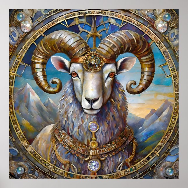 Zodiac - Aries the Ram Poster (Vorne)