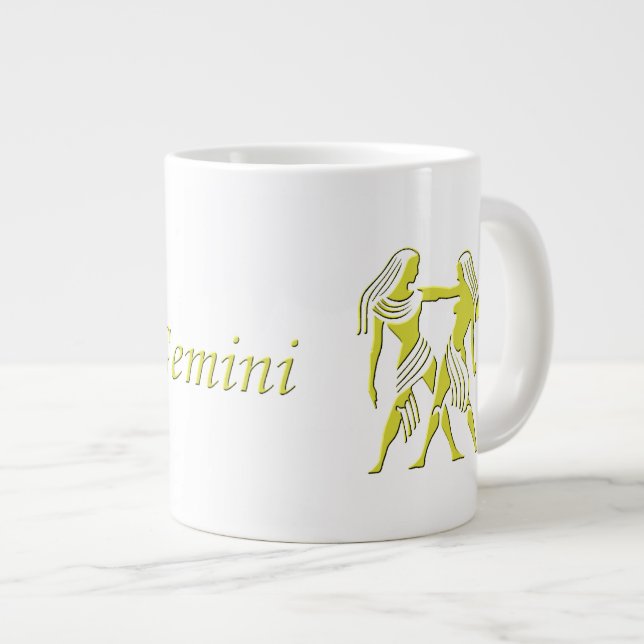 Zodiac Astrologie Star Sign Zodiac Jumbo-Tasse (Vorderseite Rechts)