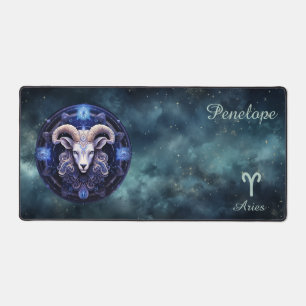 Zodiac Birth Sign Aries Astrolog Schreibtischunterlage