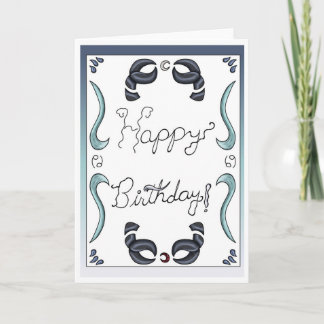 Zodiac Birthday Card Cancer Einladung