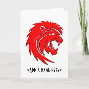Zodiac Birthday Card für Leo (Juli... - Individuel Karte
