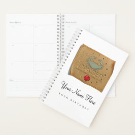 Zodiac - Cancer - Personalized Day Planner Planer