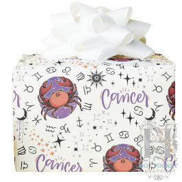 Zodiac Cancer Wrapping Paper Geschenkpapier
