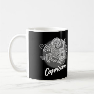Zodiac Capricorn Symbol Coffee Tasse
