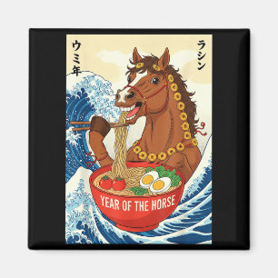Zodiac Chinesisches Neujahr des Pferdes 2026 Ramen Magnet