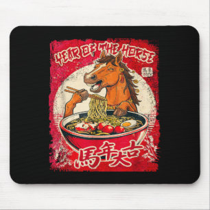 Zodiac Chinesisches Neujahr des Pferdes 2026 Ramen Mousepad