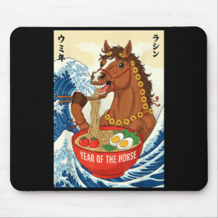 Zodiac Chinesisches Neujahr des Pferdes 2026 Ramen Mousepad