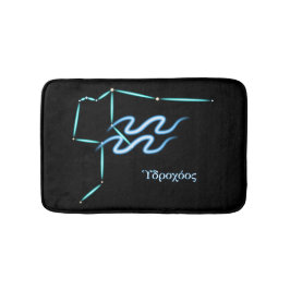 Zodiac Constellation Aquarius Badematte