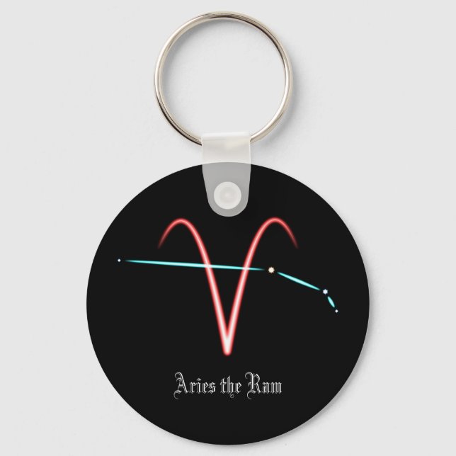 Zodiac Constellation Aries Schlüsselanhänger (Vorderseite)