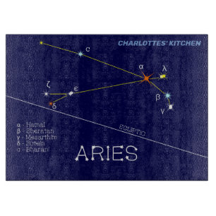 Zodiac Constellation Aries Schneidebrett