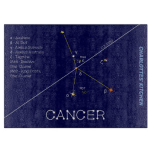 Zodiac Constellation Cancer Schneidebrett