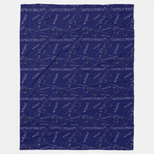 Zodiac Constellation Capricornus Fleecedecke