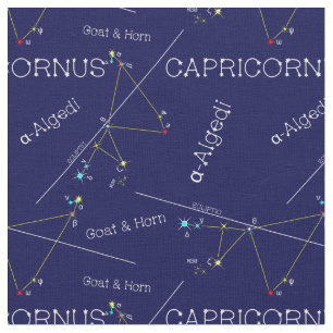 Zodiac Constellation Capricornus Stoff