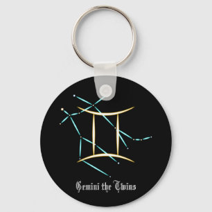 Zodiac Constellation Gemini Schlüsselanhänger