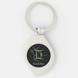 Zodiac Constellation Gemini Schlüsselanhänger