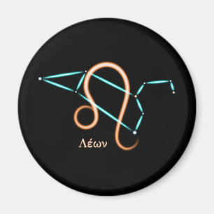 Zodiac Constellation Leo Magnet