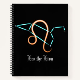 Zodiac Constellation Leo Notebook Notizbuch