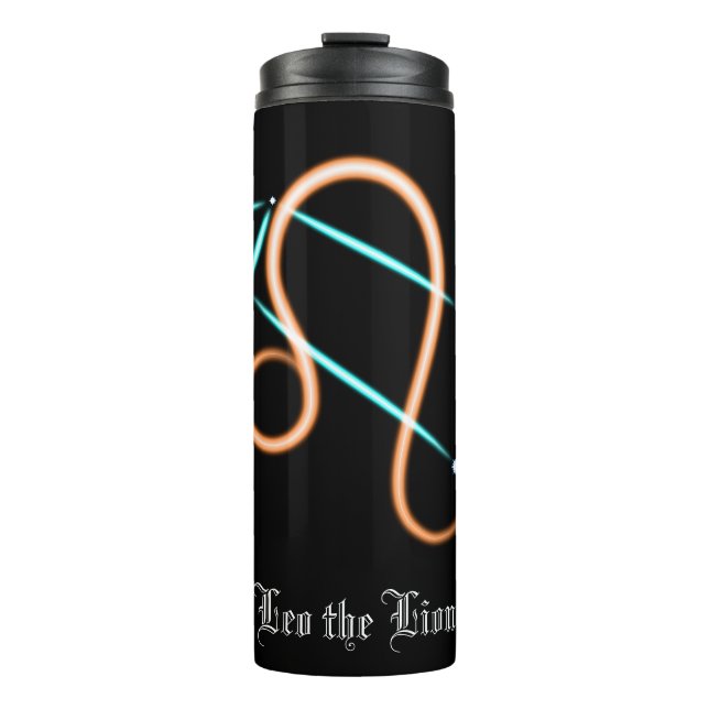 Zodiac Constellation Leo Thermal Tumbler Thermosbecher (Vorderseite)