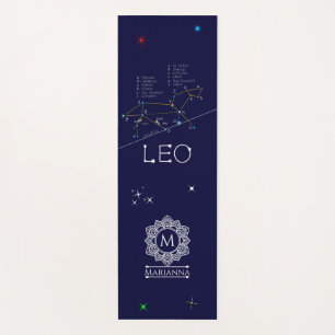 Zodiac Constellation Leo Yogamatte
