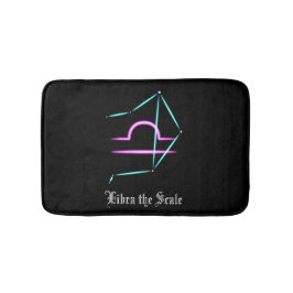 Zodiac Constellation Libra Bath Mat Badematte