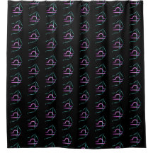 Zodiac Constellation Libra Duschvorhang