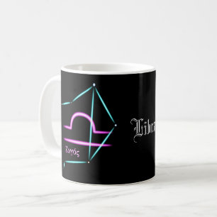 Zodiac Constellation Libra Kaffee Tasse