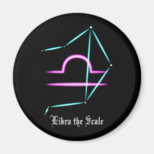 Zodiac Constellation Libra Magnet