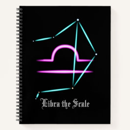 Zodiac Constellation Libra-Notebook Notizbuch
