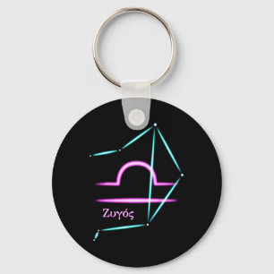 Zodiac Constellation Libra Schlüsselanhänger