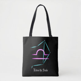 Zodiac Constellation Libra Tote Bag Tasche