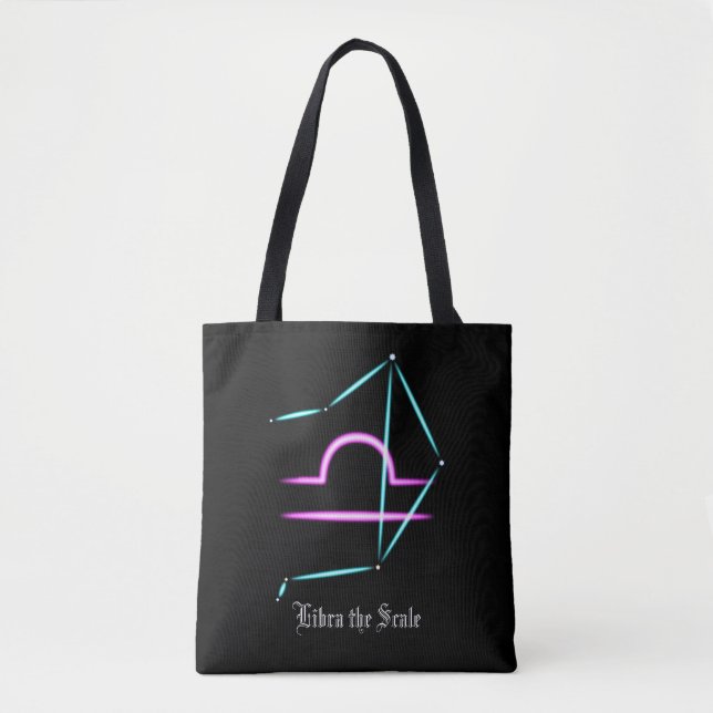 Zodiac Constellation Libra Tote Bag Tasche (Vorderseite)