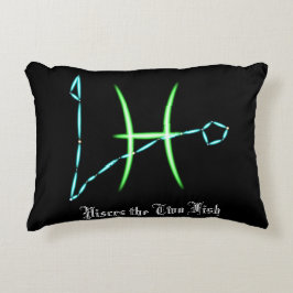 Zodiac Constellation Pisces Accent Pillow Dekokissen