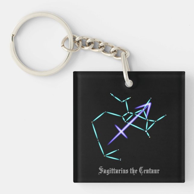 Zodiac Constellation Sagittarius Schlüsselanhänger (Vorderseite)