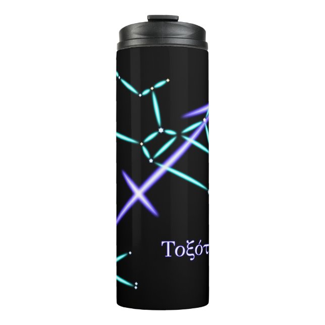 Zodiac Constellation Sagittarius Thermal Tumbler Thermosbecher (Vorderseite)