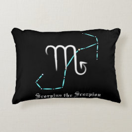 Zodiac Constellation Scorpio Accent Pillow Dekokissen