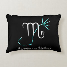 Zodiac Constellation Scorpio Accent Pillow Dekokissen
