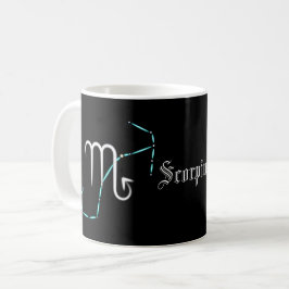 Zodiac Constellation Scorpio Kaffee Tasse