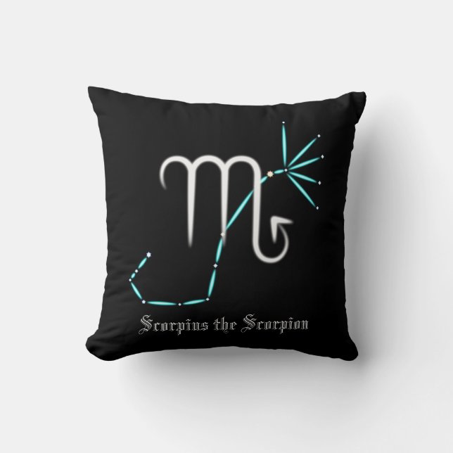 Zodiac Constellation Scorpio Kissen (Vorderseite)