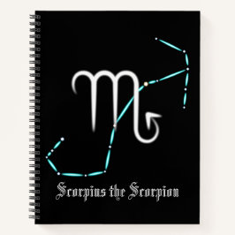 Zodiac Constellation Scorpio-Notebook Notizbuch