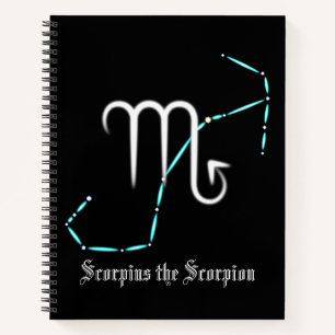 Zodiac Constellation Scorpio-Notebook Notizbuch