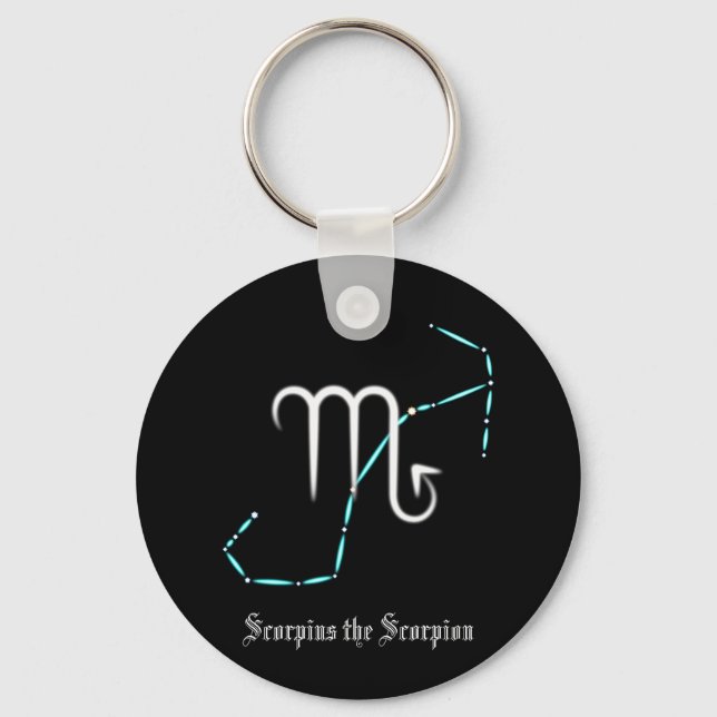 Zodiac Constellation Scorpio Schlüsselanhänger (Vorderseite)