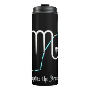 Zodiac Constellation Scorpio Thermal Tumbler Thermosbecher