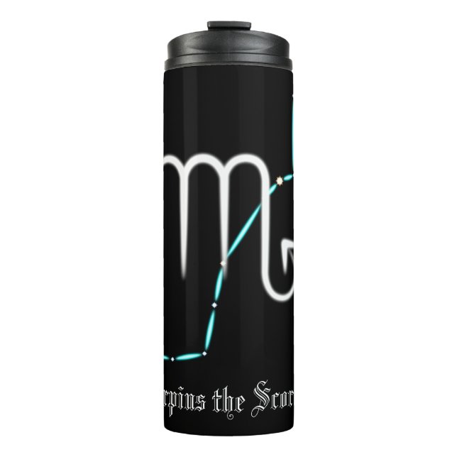 Zodiac Constellation Scorpio Thermal Tumbler Thermosbecher (Vorderseite)